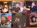 WILLIE NELSON & WAYLON JENNINGS 6 LP LOT
