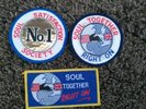 ORIGINAL NORTHERN SOUL PATCHES, SOUL SATISFACTION AND 2 SOUL TOGETHER RIGHT ON