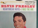 45 rpm Elvis heartbreak hotel  rca 447-0605  gold standard series