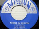 DAN GRISSOM Ebb Tones doowop MILLION 45 RECESS IN HEAVEN JUST FALL IN LOVE ws547