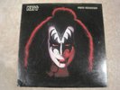 Kiss Gene Simmons Solo vinyl LP PROMO COPY W POSTER