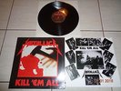 METALLICA KILL EM ALL LP 180gram VINYL INSERT 2001 RED METALLICA LOGO VERTIGO
