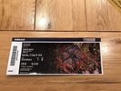 Kate Bush Before The Dawn Concert Art Ticket and 1 piece Confetti