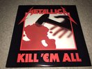 Metallica Kill Em All LP USA Elektra Pressing 1987 Bonus Tracks Heavy Metal Rock