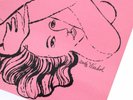 ANDY WARHOL RECLINING NUDE ART COVER PINK BLUE NOTE JAZZ RECORD PRISTINE N.MINT