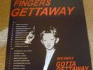 STIFF LITTLE FINGERS UNIQUELY DESIGNED 'GOTTA GETTAWAY ' SINGLE/TOUR POSTER