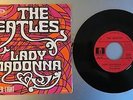 RARE ORIGINAL FRENCH SP THE BEATLES LADY MADONNA 1st SLEEVE