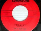 THE ELGINS doowop LUMMTONE VG++ 45 FINALLY b/w A WINNER NEVER QUITS F2021