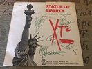 XTC Statue Of Liberty Fully Signed By Band Rare Original Punk 7