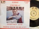 45.  EDDIE COCHRAN   THREE STEPS  /  SOMETHIN' ELSE  UK DEMO  7