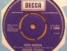 MARIANNE FAITHFULL SISTER MORPHINE POP DECCA 7