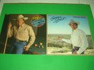 George Strait Beyond Blue Neon & Ocean Front Property LP Vinyl Record EX/NM  029