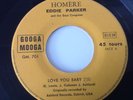 EDDIE PARKER - LOVE YOU BABY / INSTRUMENTAL -FRENCH GOOGA MOOGA GM 701. VG+