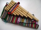 Zampoña De Bambu 7x6 Afinacion 440,13 Tubos Funda Perú Peruana