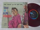 GENE VINCENT and His Blue Caps 1959 Japan 10' inch LP THIS IS RED WAX Japanese