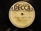 Acetate BING CROSBY / DOMINO & WHEN THE WORLD WAS YOUNG Decca L 6464 / 6465