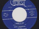 Keith Anderson - I Need A Hit orig rockabilly 45 on Cozy 7