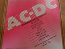 AC/DC Live Hammersmith Odeon 8-12-79. LP Record. White Label. Bon Scott. Angus.