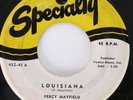 PERCY MAYFIELD Louisiana Specialty Popcorn R&B 45 HEAR