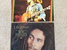 2 Bob Marley and the Wailers vinyl record LPs Legend & Live VG+