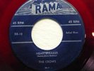 CROWS 45 Heartbreaker / Call a doctor RAMA Red wax Doowop Kz137