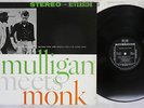 GERRY MULLIGAN MEETS MONK RIVERSIDE SMJ-6107 Japan VINYL LP