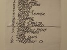 REM R.E.M 1989 Green Tour Set List  for the Portsmouth 19.05.89  Show RARE