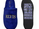 *ELVIS PRESLEY* Slippers Blue Suede Shoes. One Size Fits Most. (Brand New)
