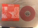 Nirvana Bleach Vinyl LP DAMP 114 Australian RED/SILVER  (VG+/NM)
