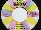 MILK & COOKIES: PUSHIN’ - RARE NM GARAGE PSYCH HEAVY ORGAN PRIVATE PRESS 45rpm