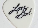 PRINCE Guitar PICK Love God Original 1980's rare Excellent in wallet