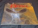 SAXON THUNDERBOLT SIGNED RED VINYL ALBUM LP JUDAS PRIEST IRON MAIDEN METALLICA