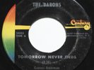 THE BARONS: TOMORROW NEVER ENDS - RARE 1966 GARAGE PSYCH 45rpm - BUFFALO, NY