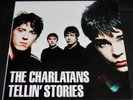 THE CHARLATANS - TELLIN' STORIES  1997 BEGGARS BANQUET UK LP INNER & POSTER NM
