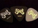The Band Ghost Guitar Pick Set and Mummy Dust Tortex 2017 Tour Fire Water
