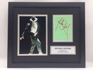 RARE Michael Jackson Hand Signed Photo Display + COA AUTOGRAPH FRAMED MUSIC