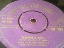 ELVIS PRESLEY Heartbreak Hotel VERY RARE ORIG 1956 HMV GOLD 45 + SLV VG+/EX DISC