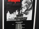 The Stranglers 1985 Original Aural Sculpture 63x45cm Uk Tour Poster c/w All Date