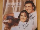 ORIGINAL Autogramme von Al Bano & Romina Power. pers. gesammelt auf VINYL 12