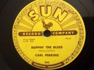 Rockabilly/Rock & Roll 78 Carl Perkins - Boppin' The Blues SUN 243 V ORIG