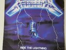 Metallica Ride the Lightning LP 60396-1 VG+ A5F