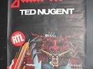 Judas Priest Ted Nugent 1984 Defender of The Faith French 115x77cm tour Poster