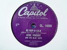 GENE VINCENT - Be-Bop-A-Lula / Woman Love 78 rpm disc (A++)
