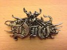DIO LOCK UP THE WOLVES  1990 CAST METAL BROACH BADGE MINT CONDITION