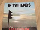 Johnny hallyday maxi 45t je t attends