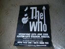 THE WHO * 2006 ENDLESS WIRE TOUR *CONCERT PROGRAMME + POSTER + TICKET * BRISTOL