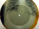 OLD USSR X-RAY RECORD ONE SIDE 78 RPM-RUSSIAN SONG 