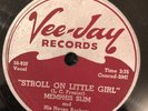 Six POST WAR BLUES Hogg, King, Fulson, Turner, Memphis Slim - most E 78 rpm