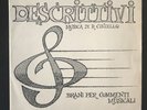 CINIELLO - DESCRITTIVI. TOP RARE INDUSTRIAL & ELECTRONIC ITALIAN LIBRARY Lp