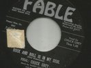 ROCKABILLY -TWO SIDER - CHUCK GREY - ROCK AND ROLL IS IN   -HEAR BOTH-1958 FABLE